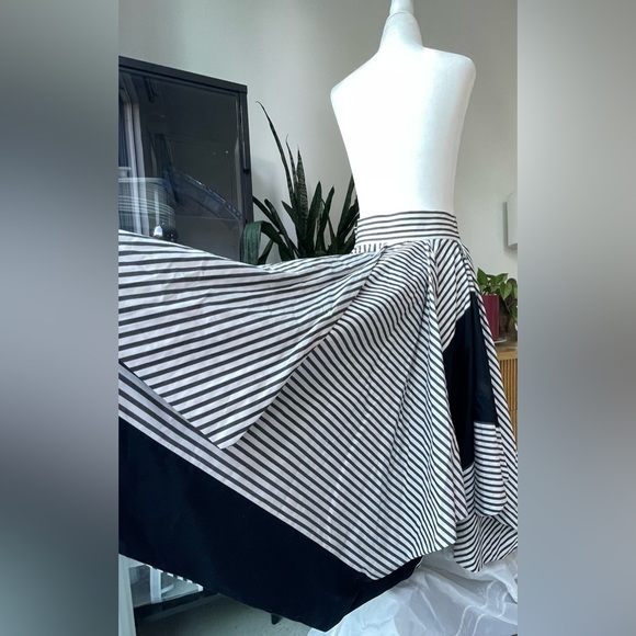 ISSEY MIYAKE kaleidoscope layered striped skirt size small - Picture 16 of 16